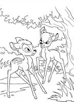 kolorowanki Bambi Disney malowanki do wydruku numer 31